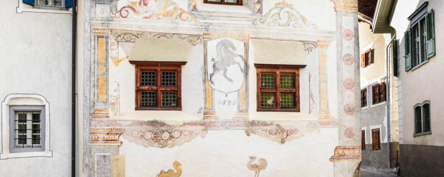 Wandmalerei vom Chronisten und Wandermaler Hans Ardüser von 1595.