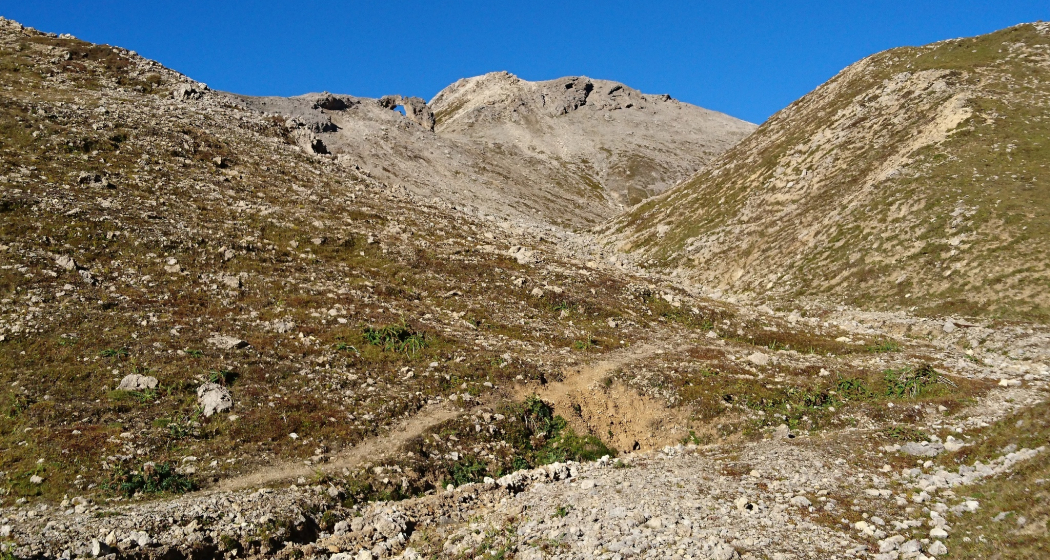 Etappe 7: Val d'Agnel mit Felsentor Etappe 7: Val d'Agnel mit Felsentor