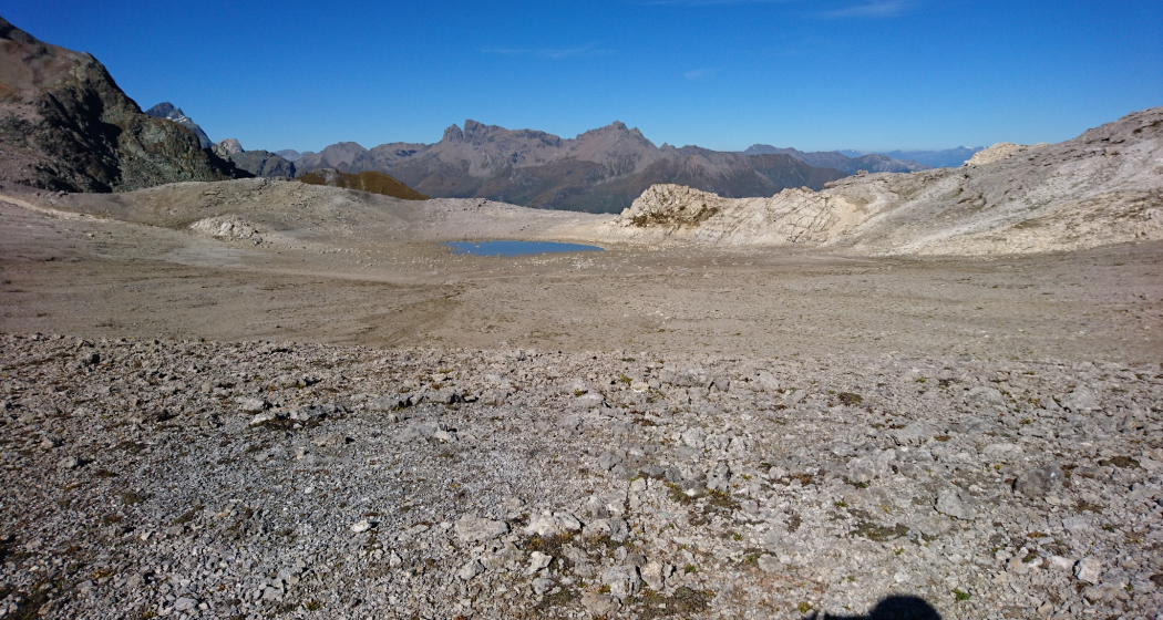 Etappe 7: Fuorcla digl Leget mit See Etappe 7: Fuorcla digl Leget mit See