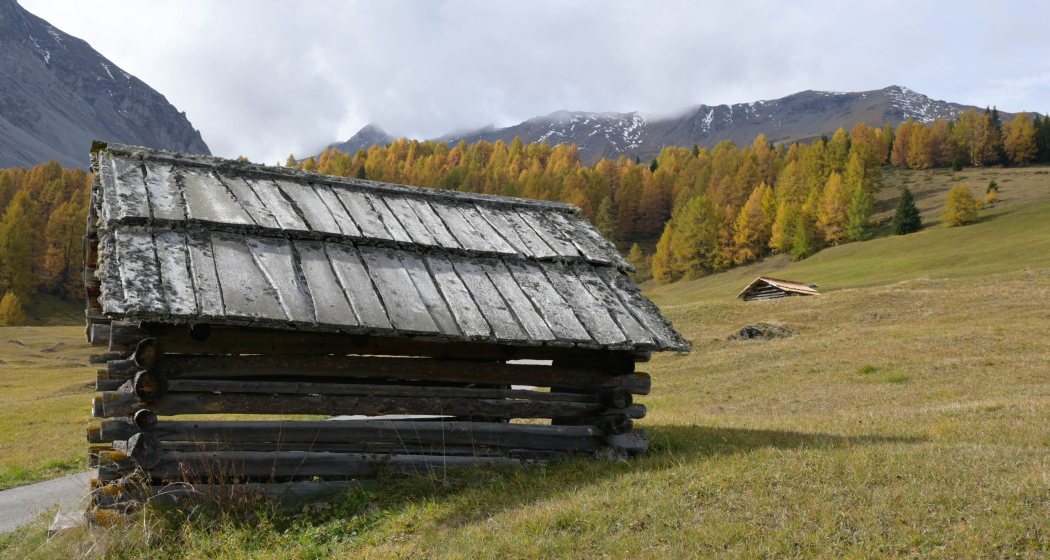 «Tgamons» – Historische Heuhütten im Parc Ela «Tgamons» – Historische Heuhütten im Parc Ela
