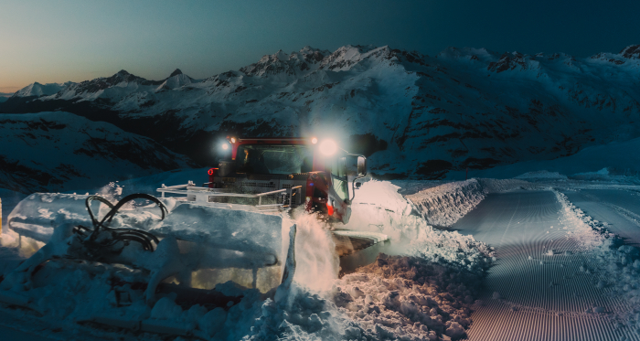 Pistenbully in Bivio Pistenbully in Bivio
