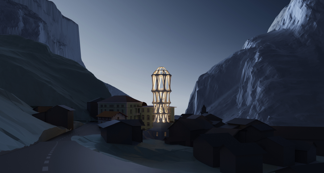 Rendering Weisser Turm