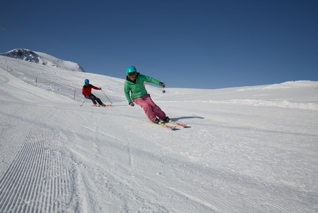 Skifahren in Bivio