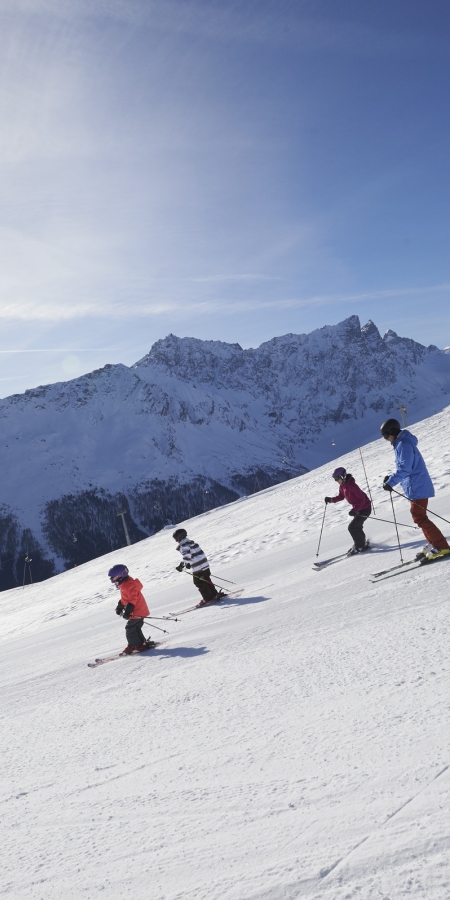 Skifahren in Savognin Bivio