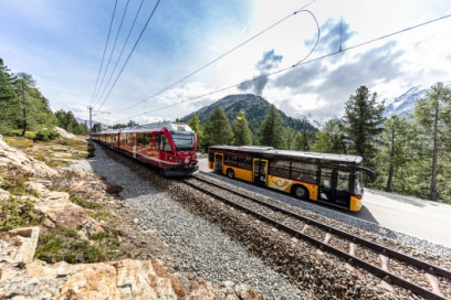 Bahnreisen Graubünden ""