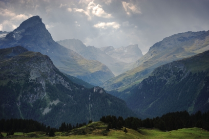 Regen Landschaft Regen Landschaft