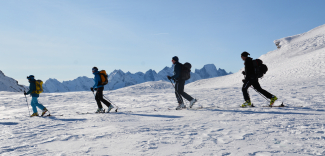 Skitouren auf den Piz dal Sasc (© Savognin Tourismus) Skitouren auf den Piz dal Sasc (© Savognin Tourismus)