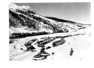 Erster Winter Parkplatz Lai Barnagn