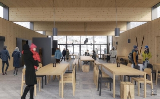 Sportplatz La Nars Visualisierung