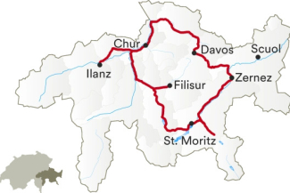 Touring Karte Alpine Circle ""