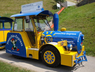 Pinocchio Express in Savognin Pinocchio Express in Savognin