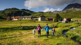 Wanderung auf der Flix Alp Wanderung auf der Flix Alp