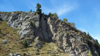 Klettergarten in Bivio Klettergarten in Bivio