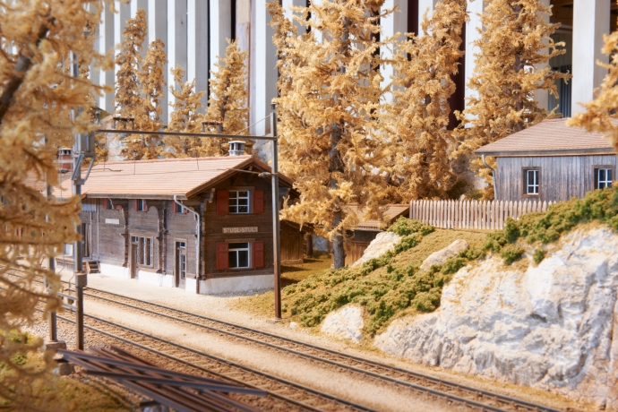 Schaumodell Bahnmuseum (© Bahnmuseum Albula)