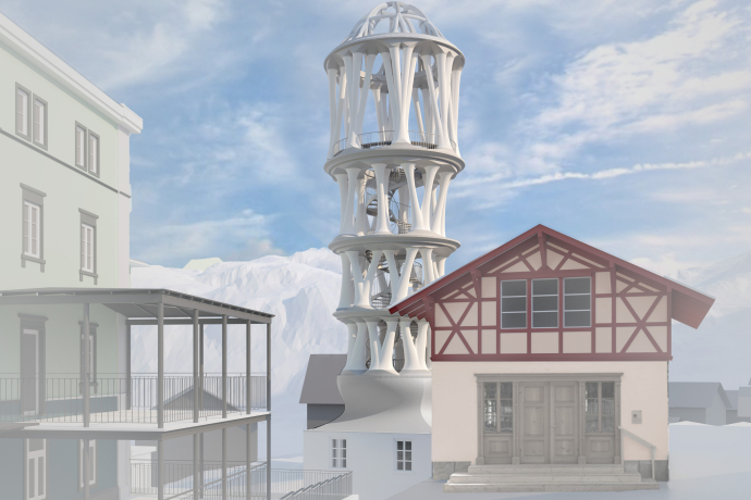 Rendering Weisser Turm