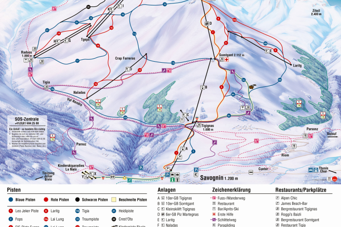Panorama Winter Savognin Bergbahnen 2025 ""