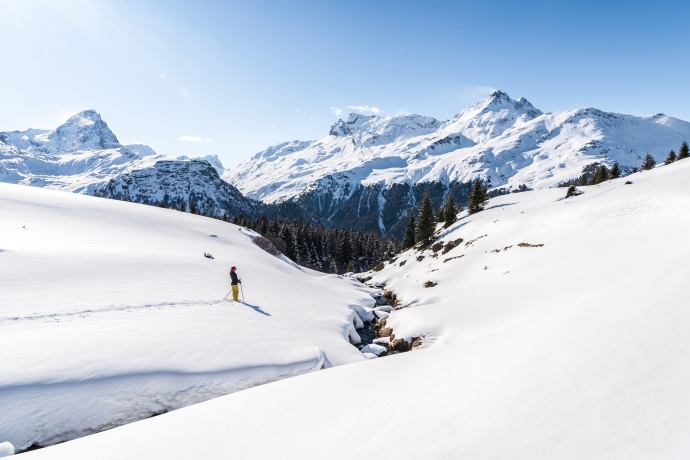 Schneeschuhlaufen Alp Flix Schneeschuhlaufen Alp Flix