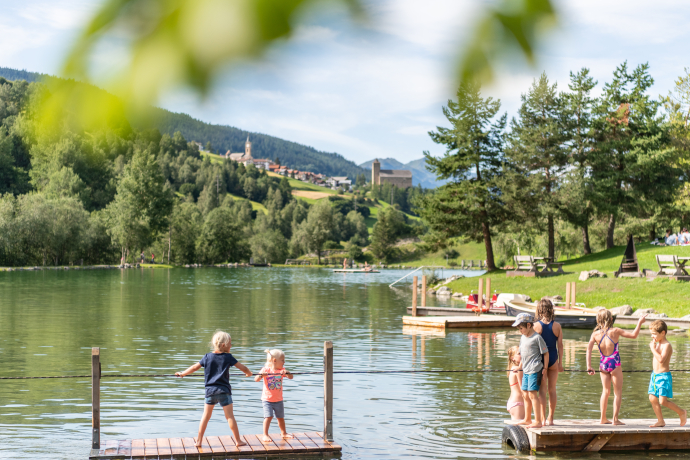 Badesee im Savognin Badesee im Savognin