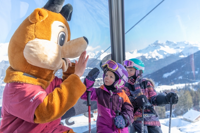 Kinderpiste im Savognin Kinderpiste im Savognin