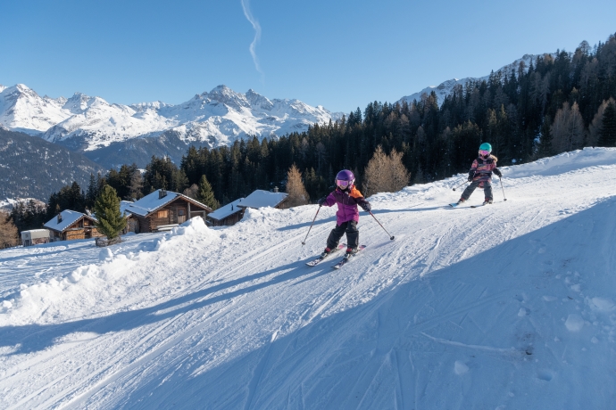 Kinderpiste im Savognin Kinderpiste im Savognin
