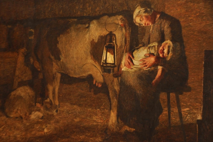 Giovanni Segantini: «Die beiden Mütter»