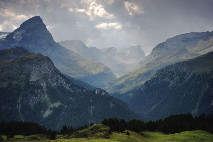 Regen Landschaft Regen Landschaft