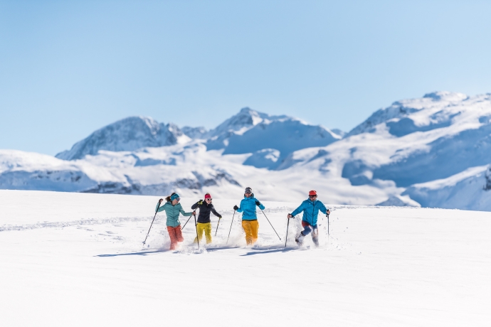 Schneeschuhwandern in Savognin Bivio