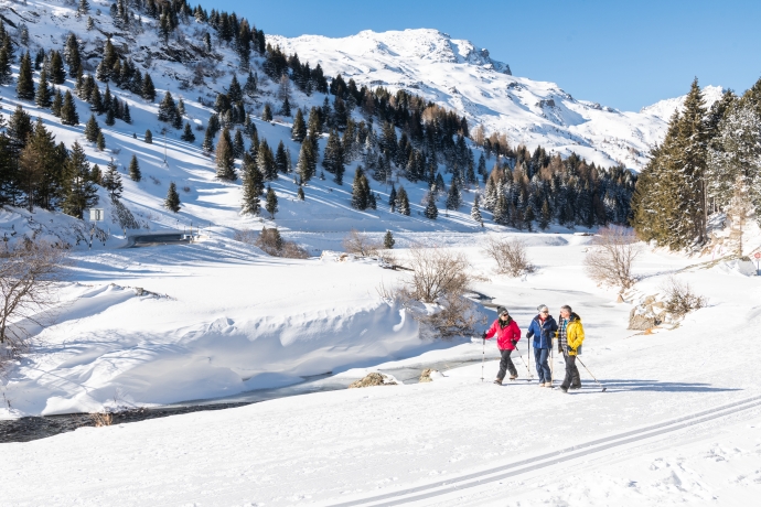 Winterwandern in Bivio