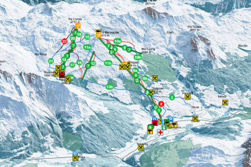 Panoramakarte Savognin