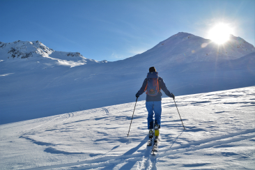 Skitour auf den Piz dal Sasc (© Savognin Tourismus)