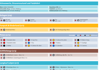 Wintersportbericht Bivio