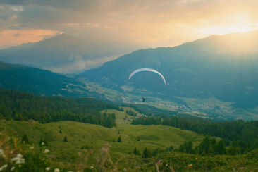Gleitschirmfliegen im Val Surses