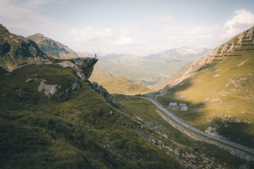 Steinpodest Julierpass, Savognin
